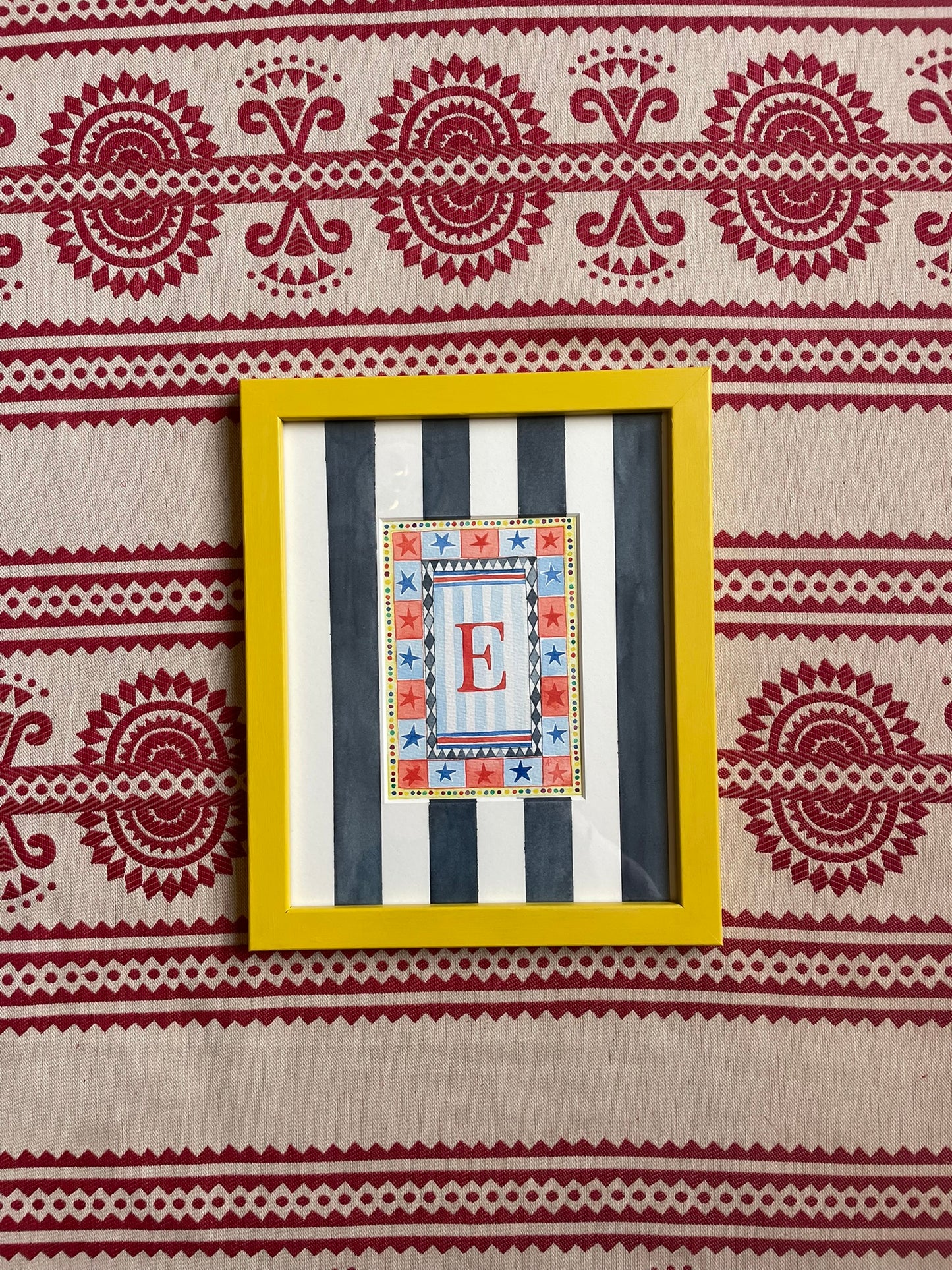 Original Watercolour - Circus E Mounted and Framed