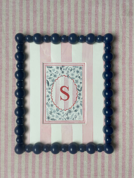Original Watercolour - Floral S Mounted and Framed