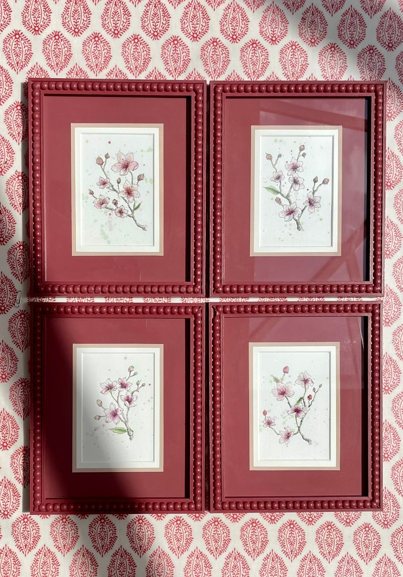 Lila - 10x8 Cherry Blossom Watercolour and Ink