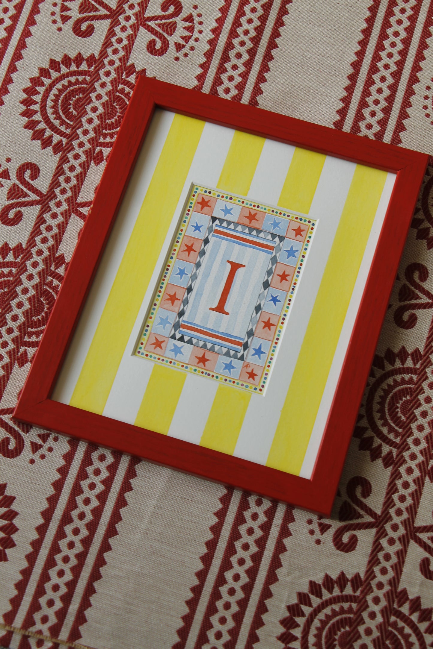 Original Waterolour - Circus I Mounted and Framed